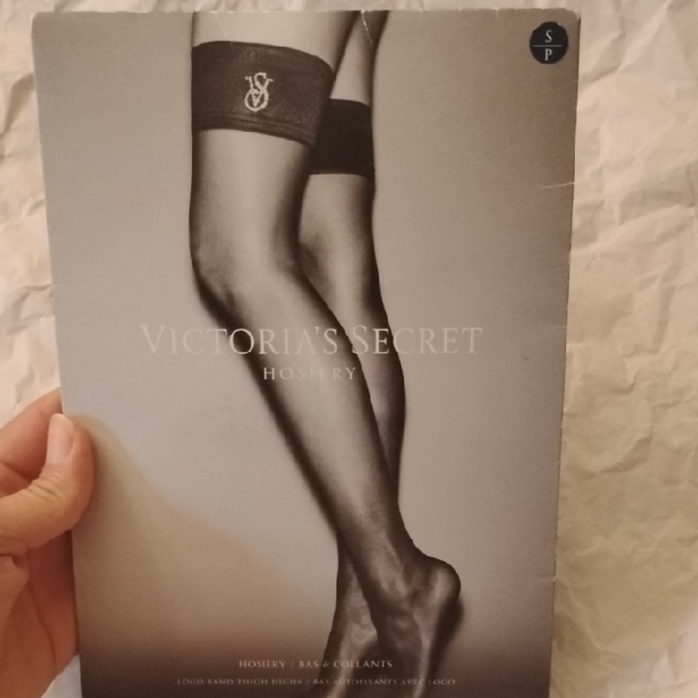 Victoria's Secret Blue Thigh High Stockings